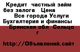 Кредит, частный займ без залога › Цена ­ 3 000 000 - Все города Услуги » Бухгалтерия и финансы   . Брянская обл.,Сельцо г.